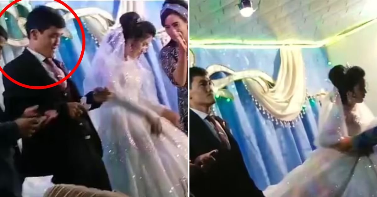 bride2.jpg?resize=412,275 - ‘What Horror!’ Groom Angrily Hit His Bride On Stage At Their Wedding Reception When He Realized That She Won The Game