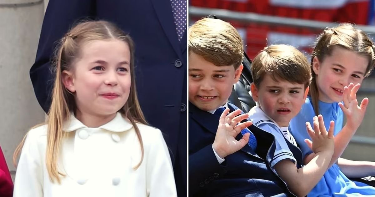 charlotte5.jpg?resize=1200,630 - Adorable Moment Princess Charlotte Shows Her Brothers Who's The BOSS, Cheeky Royal Shows Prince Louis Her Fist And Tells George How To Stand