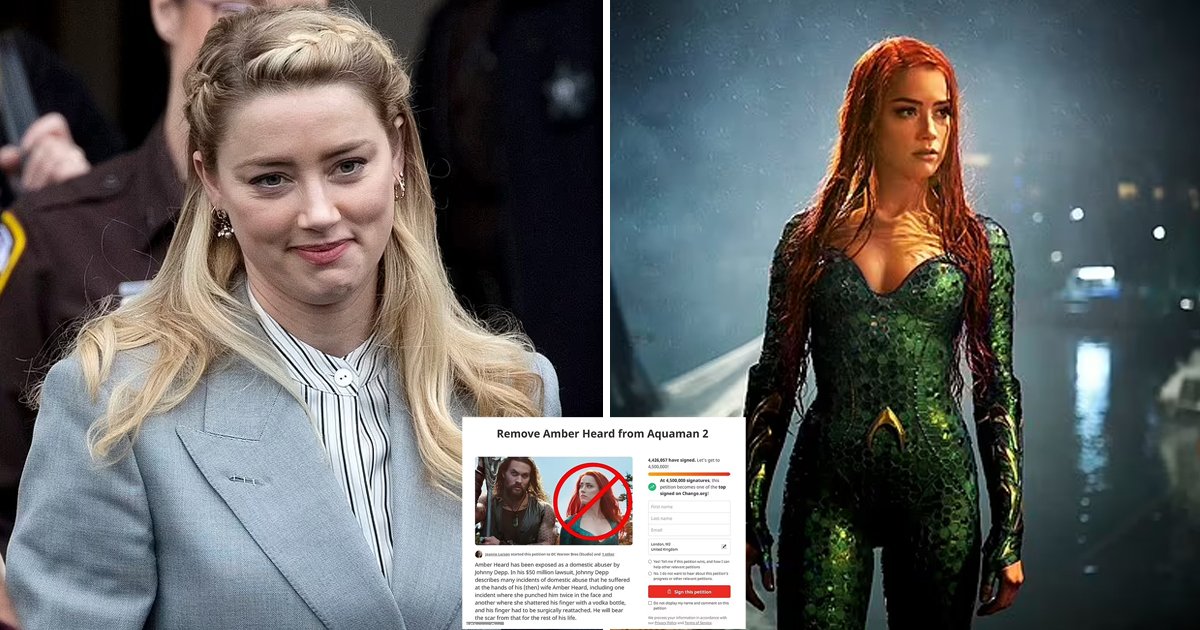 d100.jpg?resize=1200,630 - JUST IN: Petition To Get Amber Heard DROPPED From Aquaman 2 Reaches 4.4 MILLION Signatures