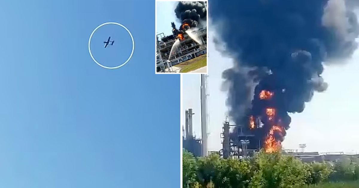 d105.jpg?resize=412,232 - BREAKING: Massive Explosion Shakes Russia As Ukrainian Drones Strike Country's Huge Oil Refinery