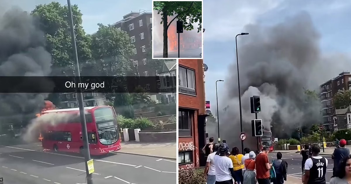 d79.jpg?resize=412,232 - BREAKING: Onlookers Watch In Horror As Double Decker Bus BURSTS Into Flames On The Streets Of London