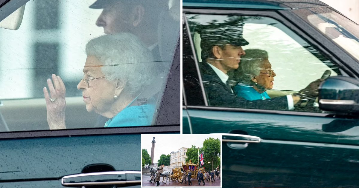 d98.jpg?resize=412,275 - EXCLUSIVE: The Queen Spotted Arriving Back At Windsor With Her Beloved Corgi As She Prepares To Celebrate Her Platinum Jubilee