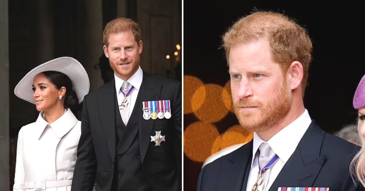 harry5.jpg?resize=412,232 - 'Furious' Prince Harry Feels Like He And Meghan Are 'Owed An Apology' By Royal Family After They Were 'Largely Ignored' During Platinum Jubilee Celebrations, Biographer Claims