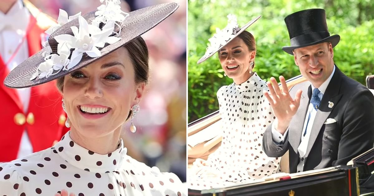 kate4.jpg?resize=412,275 - Kate Middleton Looks Stunning In Polka Dot Dress As She Channels The Style Of Her Late Mother-In-Law Princess Diana