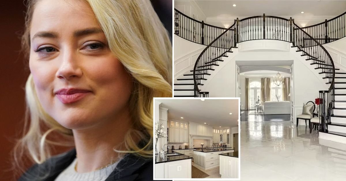 mansion.jpg?resize=412,232 - Amber Heard Stayed In Luxury $22,000-A-Month Mansion With Theater, Spa And Tennis Court During Defamation Battle With Depp