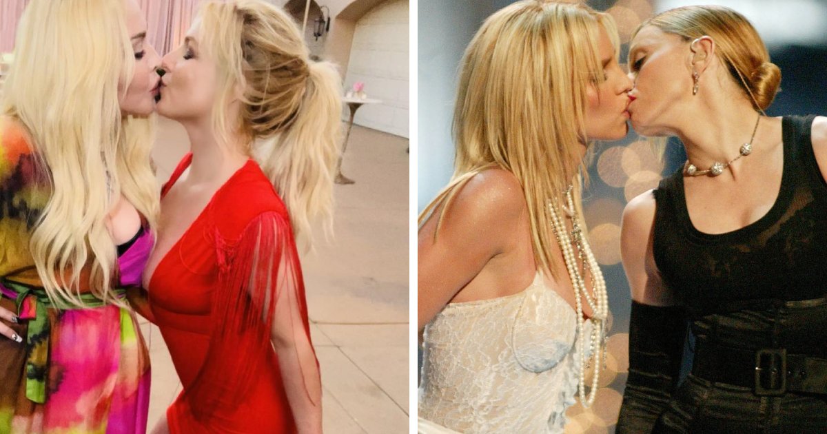 q4 5.png?resize=1200,630 - JUST IN: Britney Spears Sets Her Wedding Reception On Fire While Sharing A KISS With Madonna In A Red Minidress