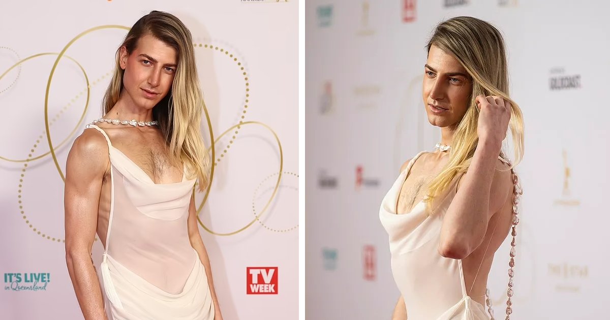 q4 9.png?resize=1200,630 - "Masculinity Is So Over"- Defiant Christian Wilkins Blasts Trolls Who Made Fun Of His Sheer Dress At The Logies Awards
