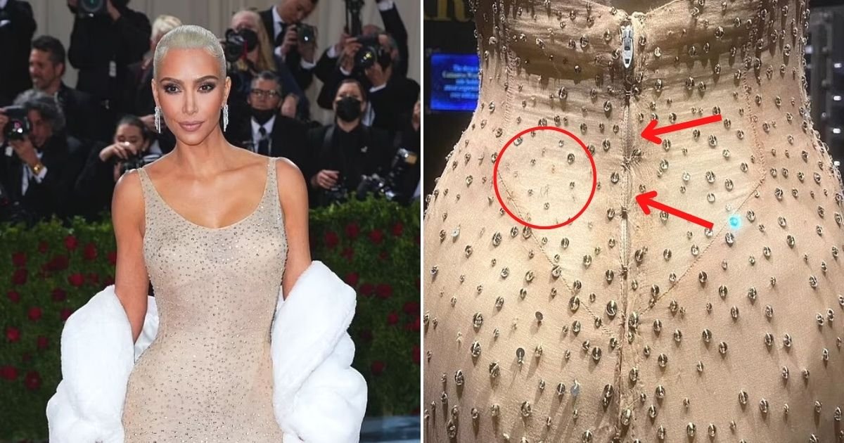 untitled design 90.jpg?resize=412,232 - Kim Kardashian Is Accused Of ‘DAMAGING’ And ‘Stretching’ Marilyn Monroe’s Iconic Dress During Met Gala