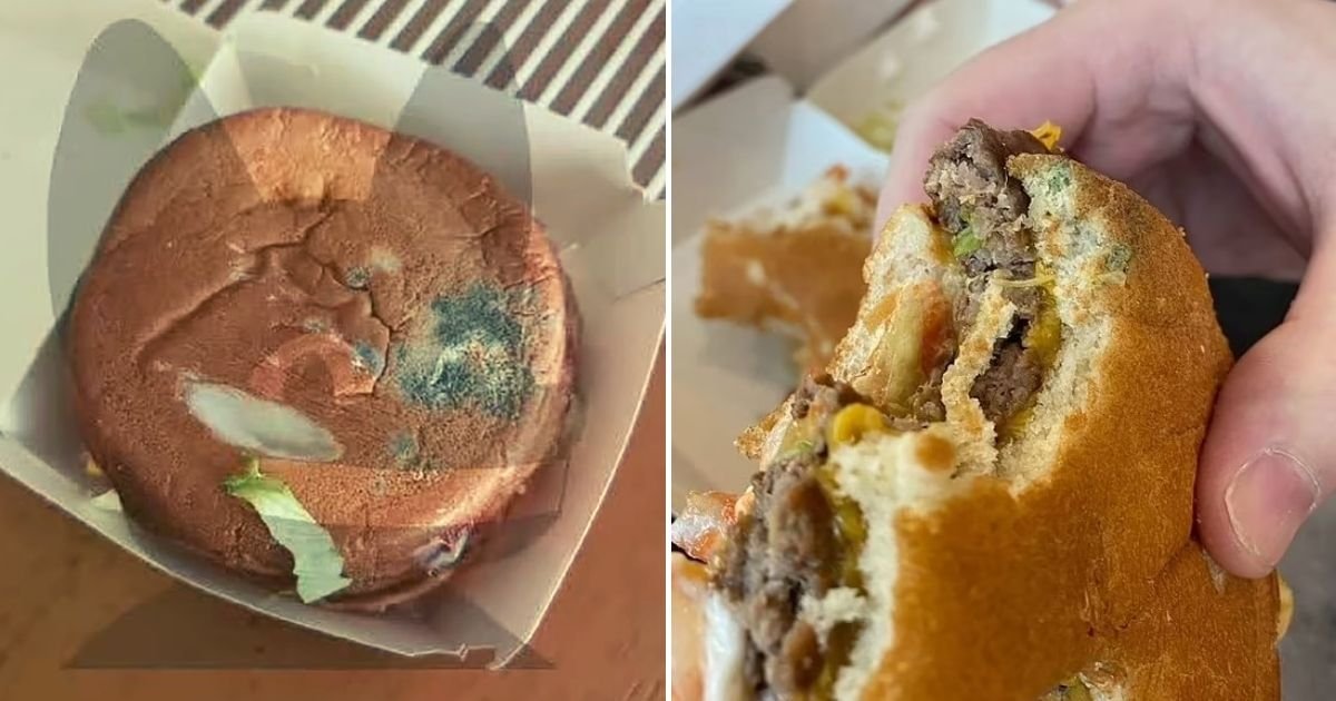burger6.jpg?resize=412,275 - Russians Are Served MOLDY Burgers After McDonald's Restaurants Left The Country Because Of Its Invasion Of Ukraine