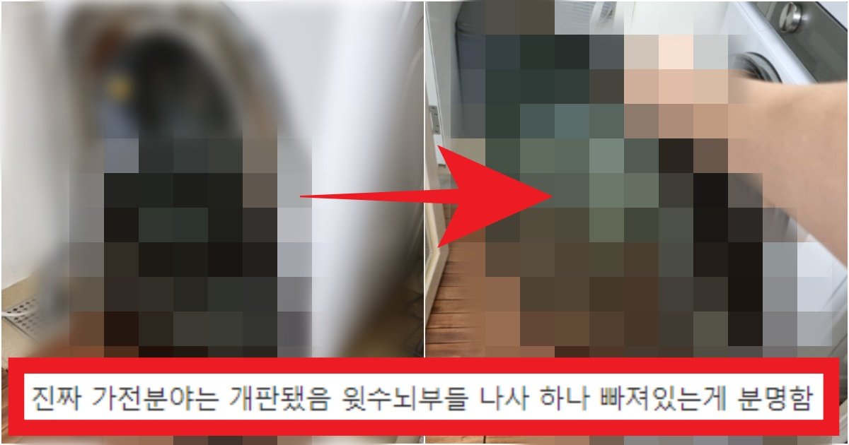collage 135.jpg?resize=412,275 - '억장 무너지니까 제발 보지마..' 현재 삼성 세탁기 쓰는 사람이 올려버린 역대급 대참사(+사진)
