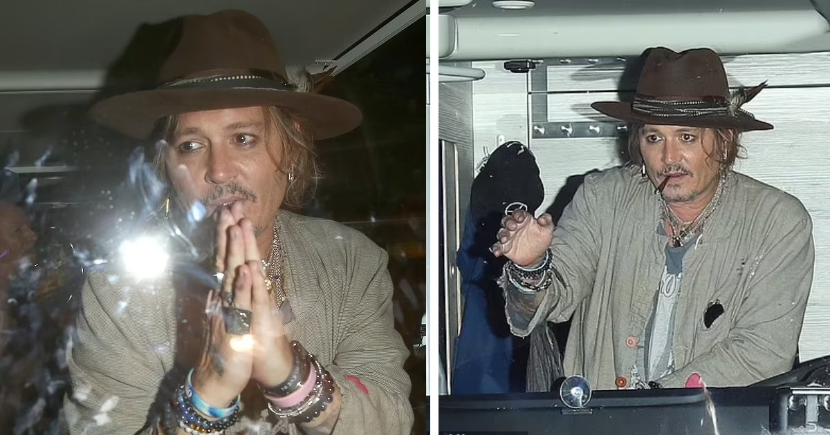 d4 1 2.png?resize=412,275 - EXCLUSIVE: Johnny Depp Looks 'Beyond Tired & Worn Out' After Being Spotted Waving At Fans Following His Recent Music Gig