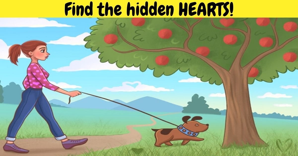 find the hidden hearts.jpg?resize=412,275 - How Fast Can You Spot All FIVE Hearts Hiding In This Picture? 95% Of Viewers Couldn’t Find The Last One!