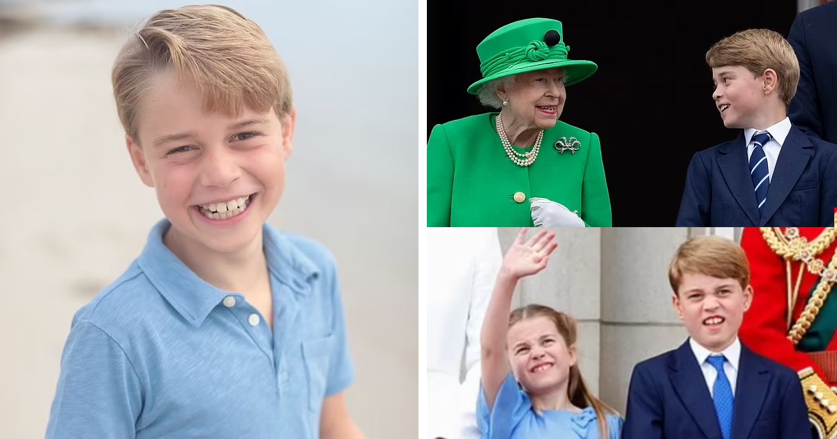 q9 2.png?resize=412,232 - JUST IN: Proud Queen Shares An Adorable Image Of Her With Her Great-Grandson George On His 9th Birthday