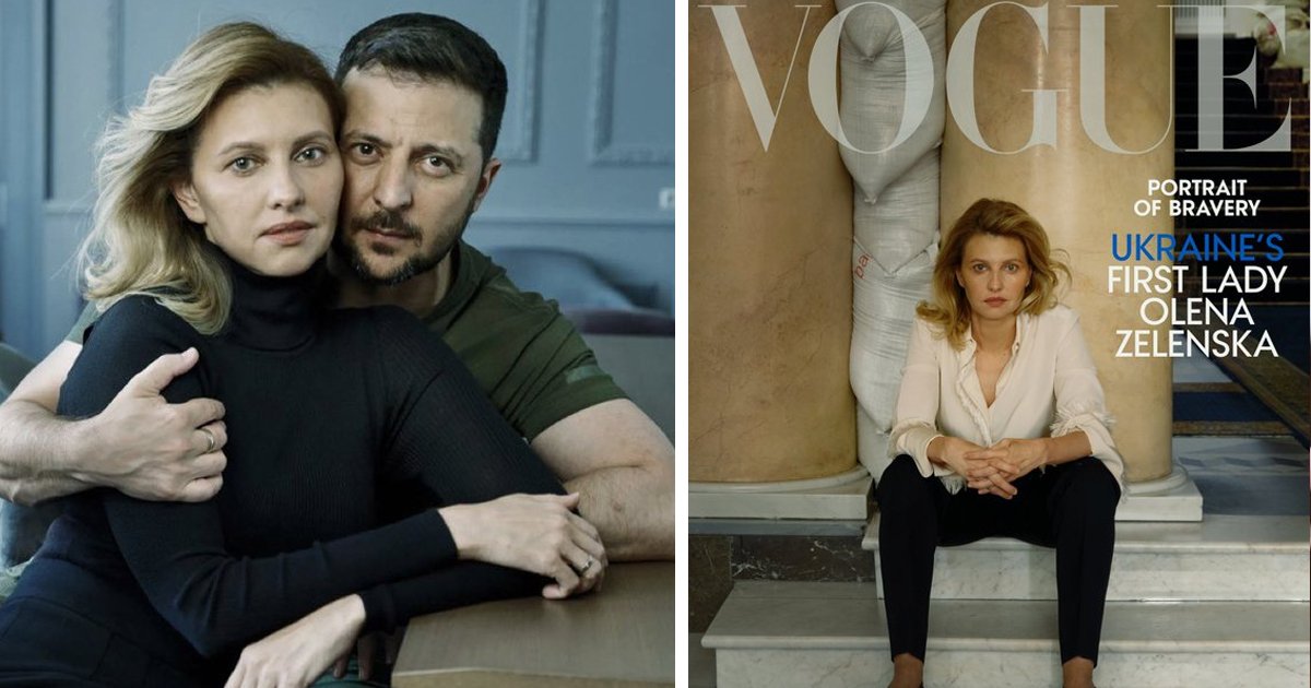 t3.jpg?resize=1200,630 - JUST IN: Ukraine's President & First Lady Raise Eyebrows For Posing In Vogue Magazine's 'Glossy' Cover Shoot Amid War