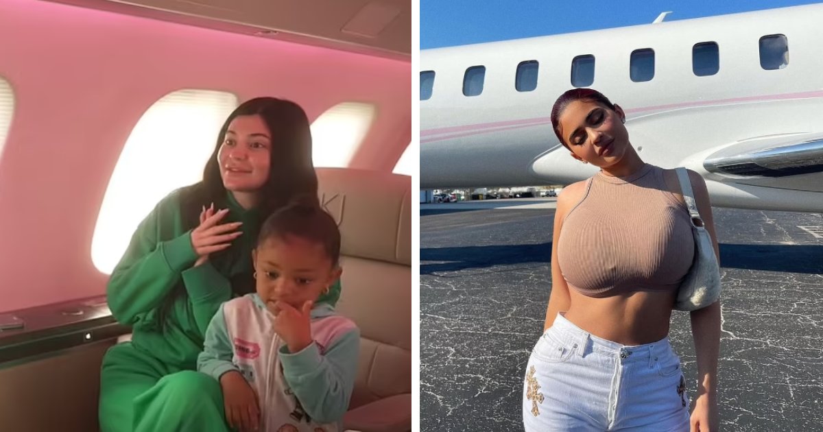 t4 4.png?resize=412,275 - EXCLUSIVE: Kylie Jenner BLASTED As A Classless 'Climate Criminal' For Taking Private Jet For '12 Minute Flight'