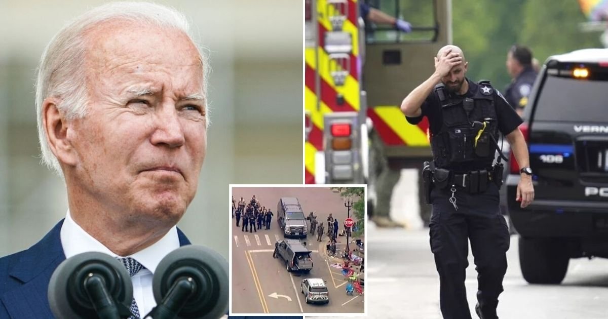 untitled design 56.jpg?resize=1200,630 - President Biden Speaks Out After Highland Park Shooting Leaves SIX People Dead And Dozens Injured