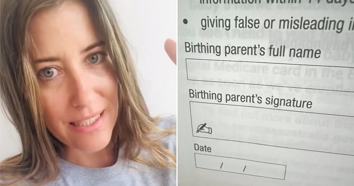 untitled design 82.jpg?resize=412,275 - Furious Mom Speaks Out After Being Called A 'Birthing Parent' Rather Than A Mother On Healthcare Form