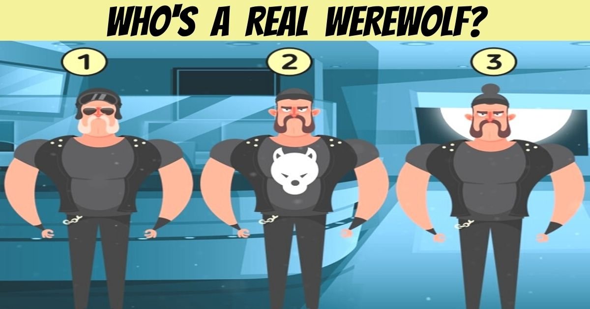 whos a real werewolf.jpg?resize=1200,630 - Can You Spot The Real WEREWOLF In This Picture? 99% Of Viewers Answered WRONG!