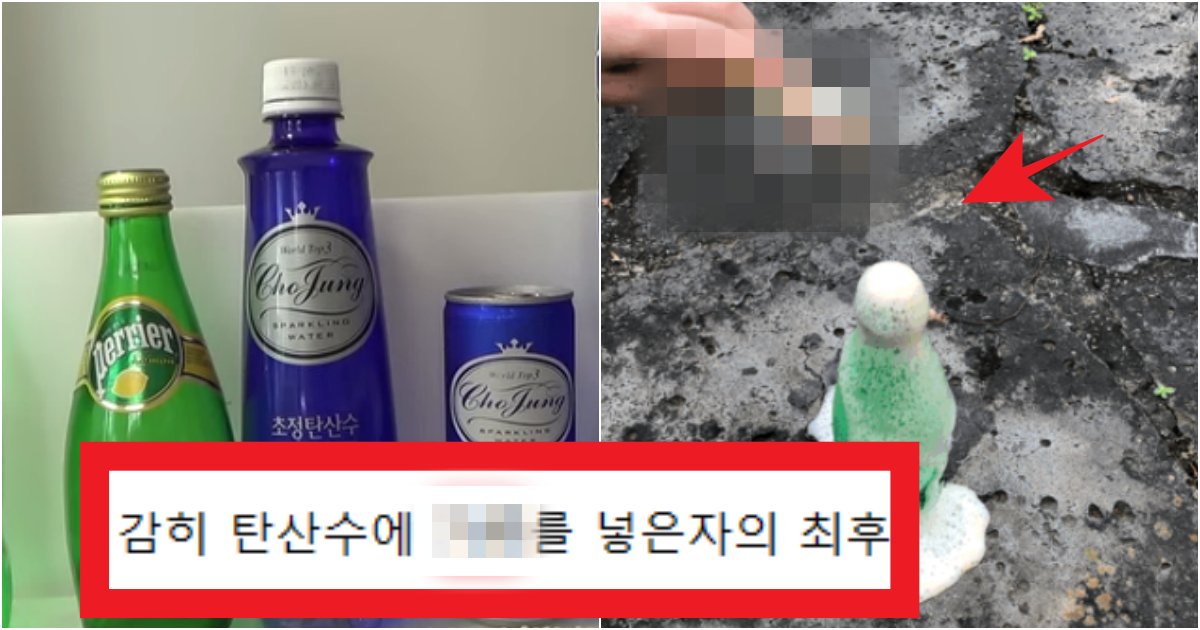 collage 40.png?resize=412,275 - '당한 사람이 한 둘이 아님' 탄산수에 이것 넣다가는 탄산수가 '폭발'해버리는 상황(+사진)