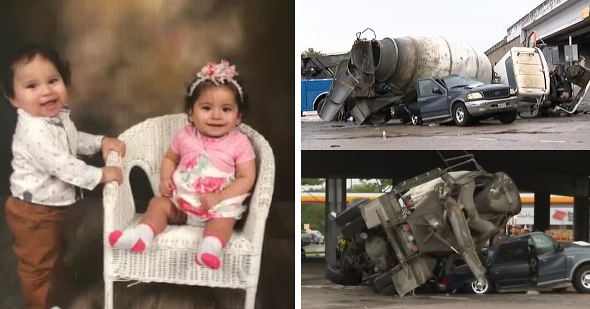 d5 3.png?resize=412,275 - JUST IN: Toddler Seen Flying In Air & Falling To His DEATH After 'Out Of Control' Cement Truck CRASHES Off Houston Overpass