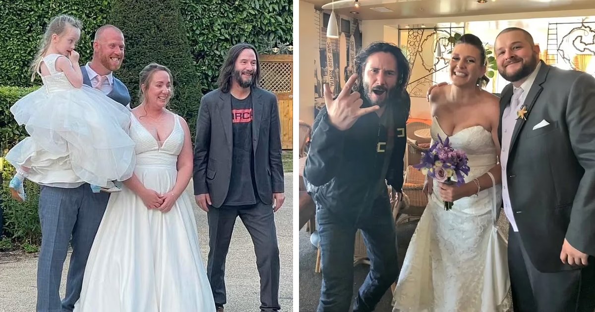 d94.jpg?resize=1200,630 - EXCLUSIVE: Hollywood Actor Keanu Reeves Gives Couple A Surprise Of A Lifetime After CRASHING Their Wedding