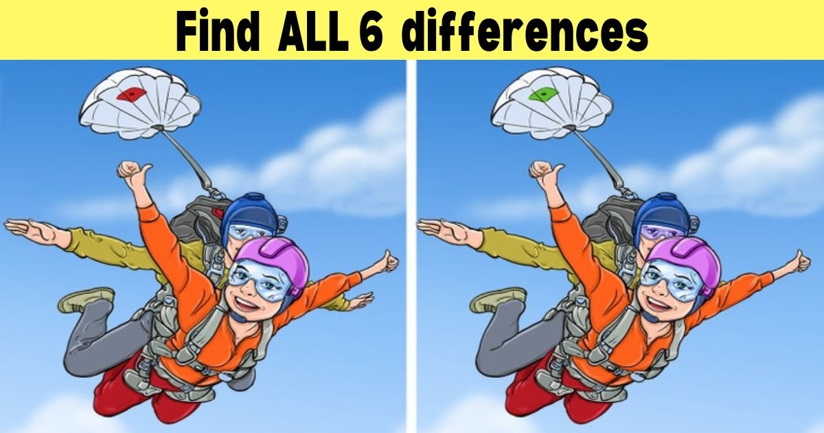 find the 6 differences.jpg?resize=1200,630 - Can You Find All SIX Differences In These Pictures? 90% Of Viewers Failed The Challenge!