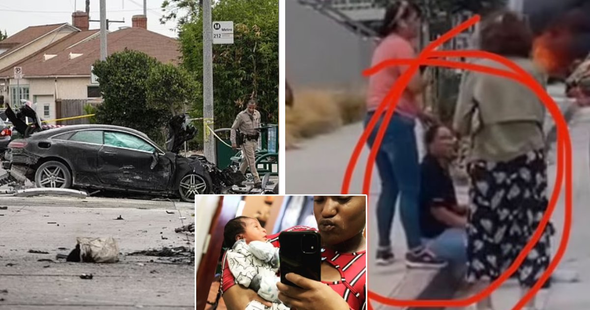 t3 13.png?resize=1200,630 - EXCLUSIVE: Devastating Wreckage Of Mercedes That Plowed Through Red Light & KILLED Pregnant Mom, Her Baby Boy, & FOUR Others Pictured