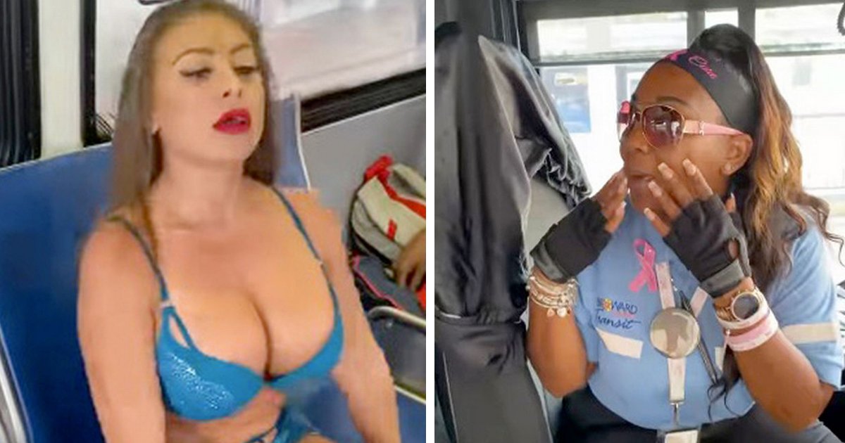 t5 1.jpg?resize=412,275 - JUST IN: Passengers Left STUNNED After Playboy Model BOOTED Off Bus For Wearing NOTHING But A Set Of Blue Lingerie