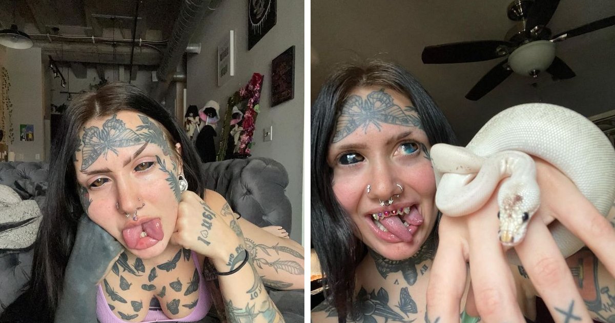 t6 5.png?resize=1200,630 - "You've Got NO Right To Judge Me!"- Tattooed Woman Hailed As The Real DEMON Says Trolls Need To Get Off Her Case