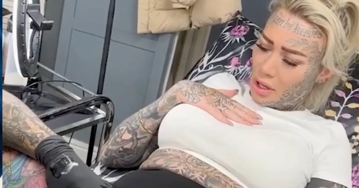 t9 3.png?fit=1024%2C538&ssl=1&strip=all - "It Hurts So Bad But I'm Brave!"- Woman With The 'Most Tattooed' Privates In The World Shares Her Journey Of Getting Inked