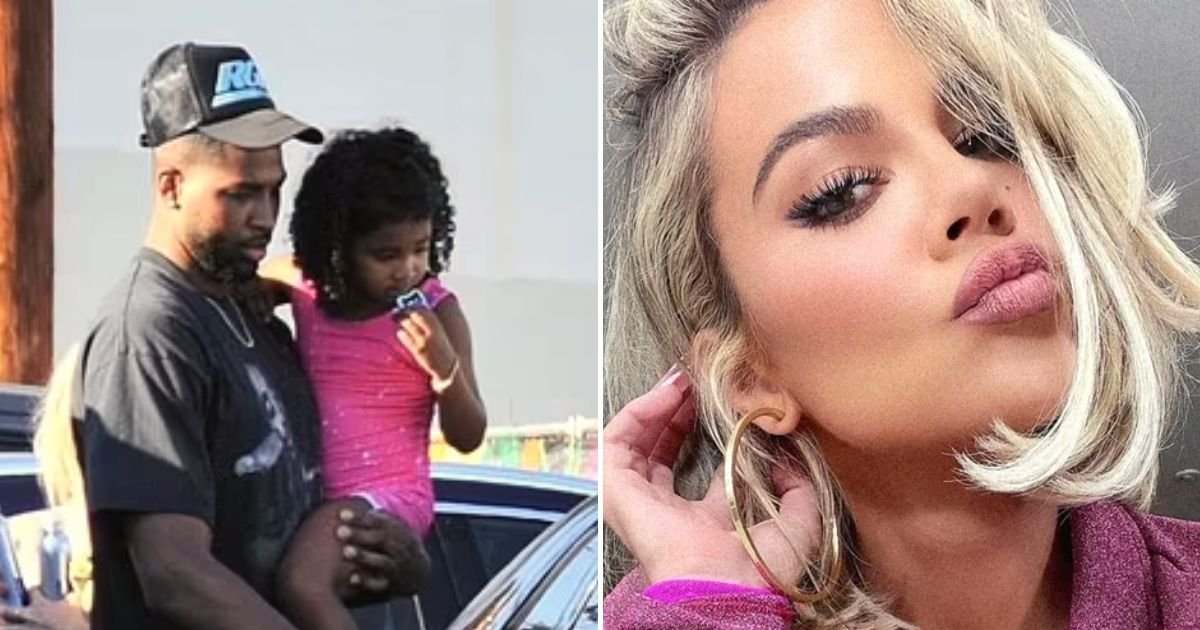 thompson5.jpg?resize=412,232 - Tristan Thompson Spotted Carrying His Four-Year-Old Daughter TRUE As He Dropped Her Off To Dance Class