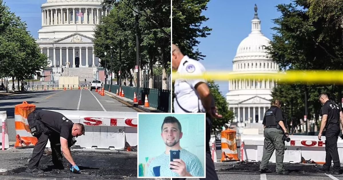 untitled design 52.jpg?resize=1200,630 - BREAKING: Man Who Crashed His Car And Opened Fire Near Capitol Building Has Been Identified