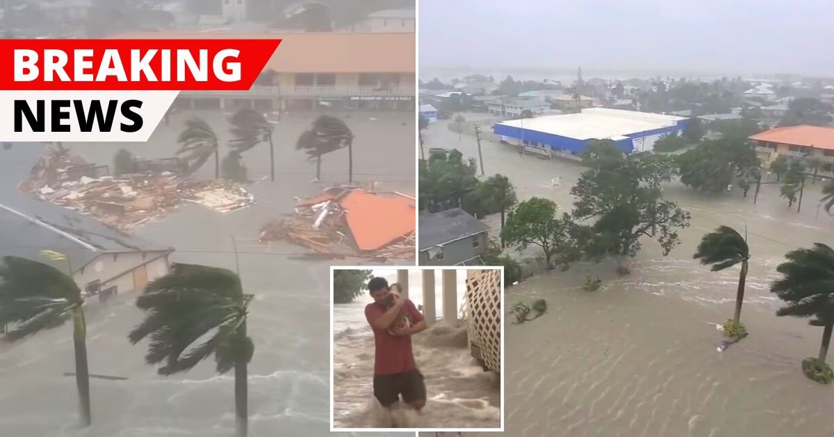 breaking 5.jpg?resize=412,275 - BREAKING: Entire Houses Are Submerged In Water As 'Catastrophic' Storm Surge Swallows Fort Myers