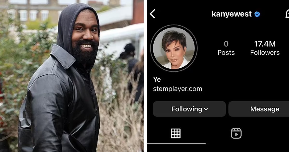 d113.jpg?resize=412,275 - BREAKING: Kanye West Startles Fans After Changing His Instagram Profile Picture To Kris Jenner After Their 'Feud'