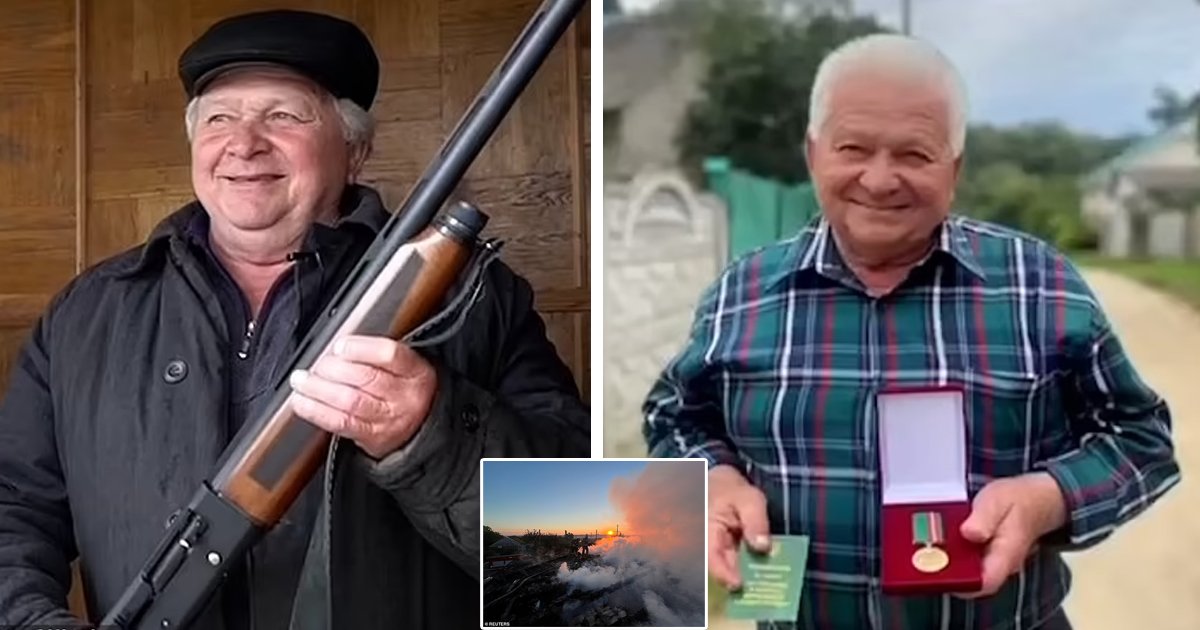 d147.jpg?resize=1200,630 - BREAKING: Elderly Ukrainian Pensioner SHOOTS '$85 Million' Russian Jet Down To The Ground Using His RIFLE