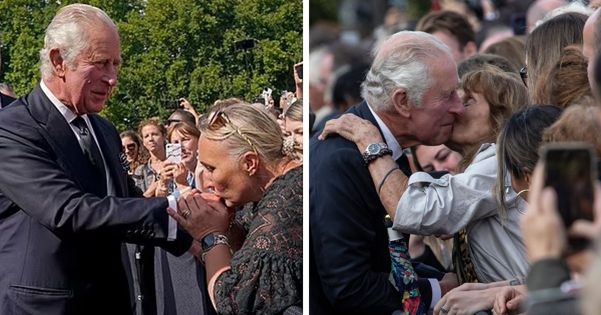 d23.jpg?resize=412,275 - "May I Have A Kiss?"- Cheeky Fan Gives Newly Crowned King Charles III A 'Kiss On The Lips' & The Internet Can't Handle It