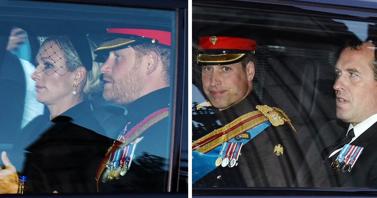 d57.jpg?resize=1200,630 - BREAKING: Prince William & Harry's 'Fragile Truce' In The Spotlight As Brothers Go Home In SEPARATE Cars After Queen's Vigil