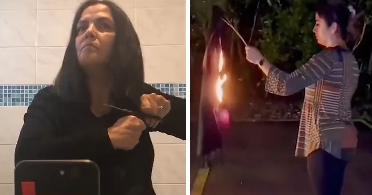 d79.jpg?resize=1200,630 - BREAKING: Women Filmed Cutting Their Hair And Burning Headscarves After Growing Rage Of Young Woman KILLED In 'Morality Police' Arrest