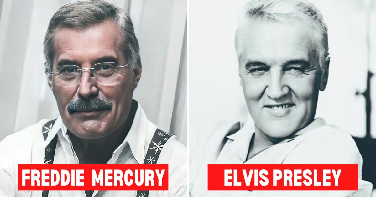 freddie mercury.jpg?resize=412,275 - Photographer Reveals How Late Celebrities Would Look Like Today If They Were Still Alive