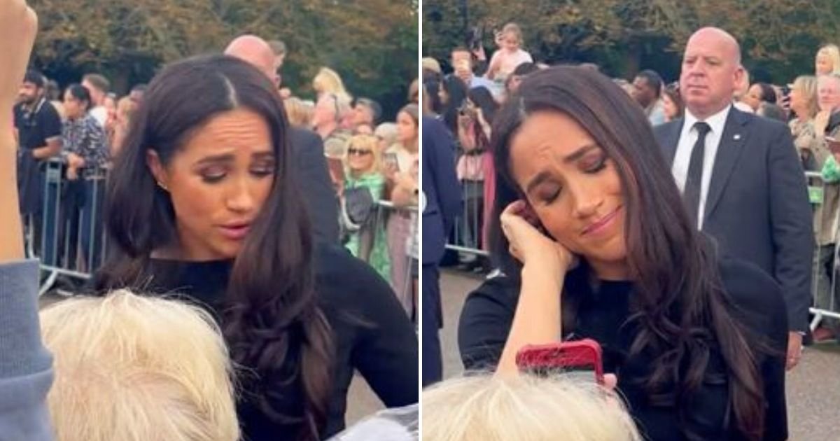 gift.jpg?resize=412,275 - 'Oh, Beautiful!' Meghan Markle Was Caught On Camera Admiring A Handmade Gift Created By Pre-School Children