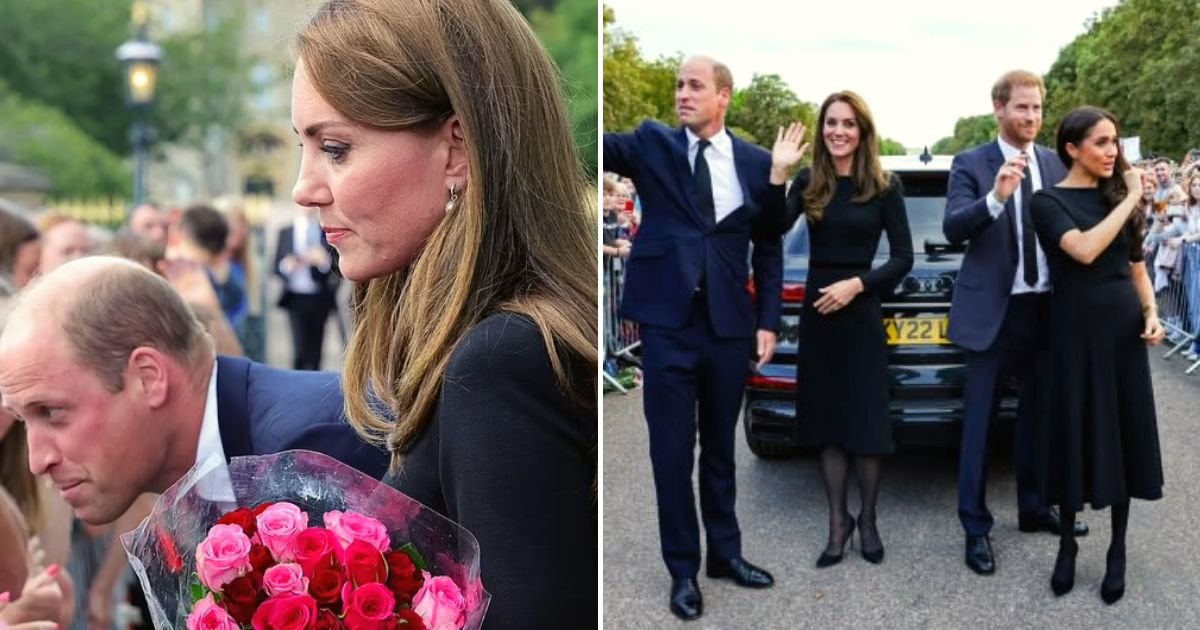 hair5.jpg?resize=412,275 - Emotional Kate, The Princess Of Wales, Debuts Lighter Hair As She And Husband Prince William Step Out Of Windsor Castle With Sussexes