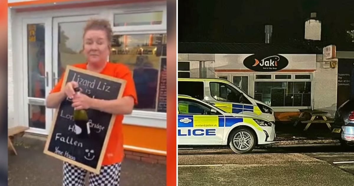 jacki5.jpg?resize=412,232 - ‘Despicable!’ Restaurant Owner Who Celebrated The Queen's Death With A Bottle Of Champagne Had Her Windows Smashed In