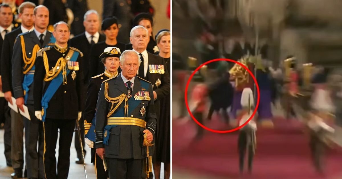 man5.jpg?resize=1200,630 - Man ARRESTED For Grabbing The Queen’s COFFIN In A Jaw-Dropping Incident That Left Mourners Stunned