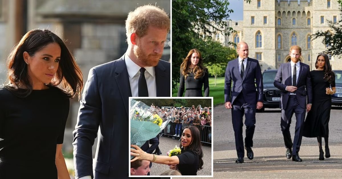 meg10.jpg?resize=412,275 - Meghan’s Mixed Reaction As She Returns To ROYAL Life Alongside Prince Harry For Surprise Appearance With Prince And Princess Of Wales