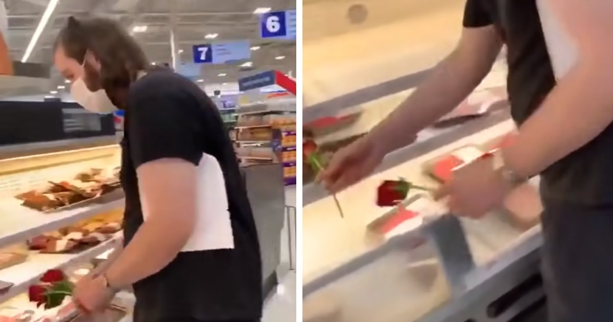 t12 2.png?resize=1200,630 - JUST IN: Vegans Throw Roses On Packaged Meat At Counter To 'Pay Homage' To The Fallen