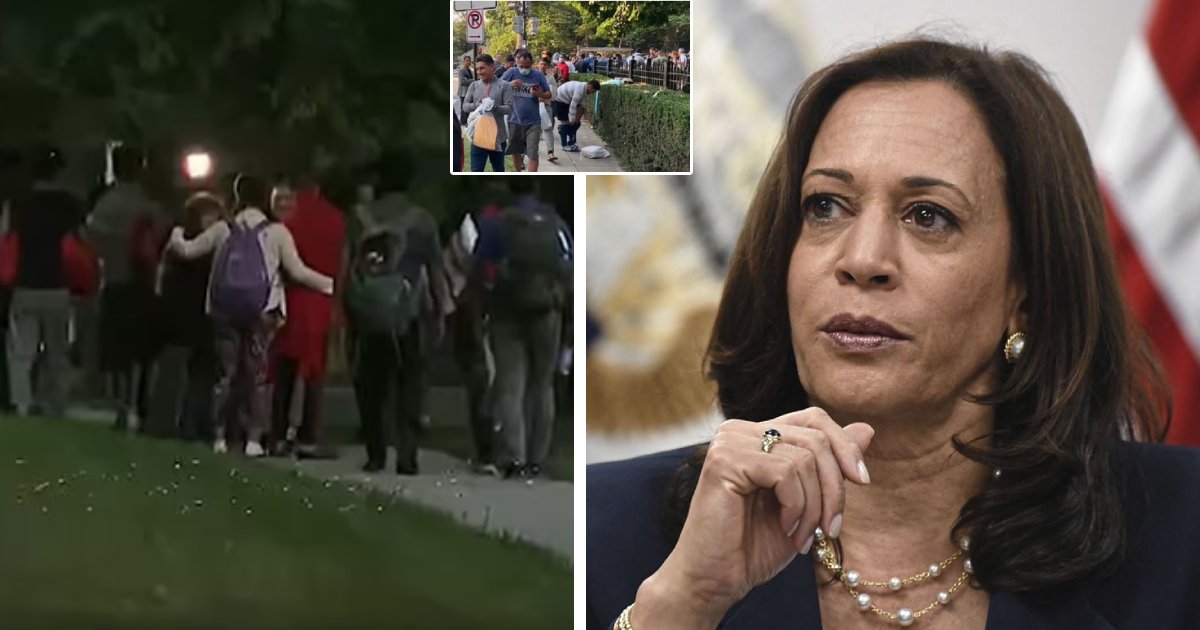 t2 1 2.png?resize=1200,630 - JUST IN: Three MORE Buses Packed With Migrants From Southern Border Arrive At Kamala Harris' Residence