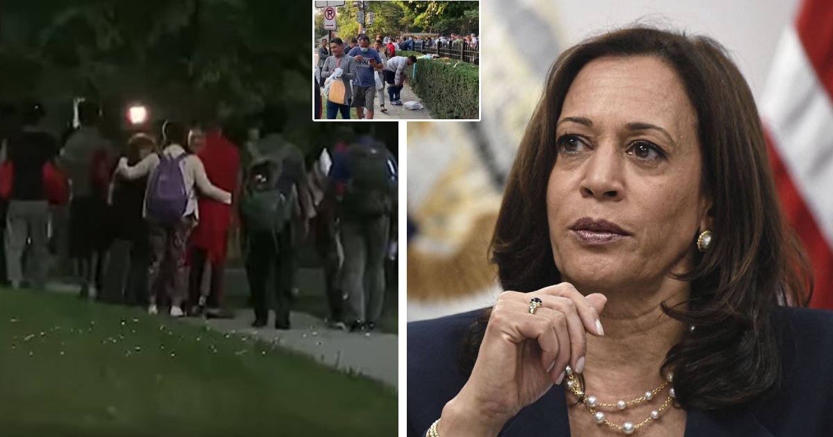 t2 1 2.png?resize=412,275 - JUST IN: Three MORE Buses Packed With Migrants From Southern Border Arrive At Kamala Harris' Residence