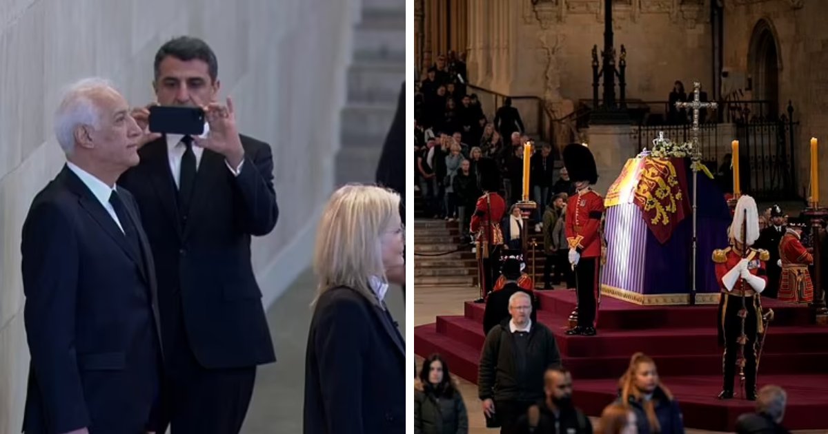 t2 2 2.png?resize=412,275 - BREAKING: Fury As Armenian President Captured 'Disrespecting' The Queen As He Took Photos & Chatted With Aides In Westminster Hall