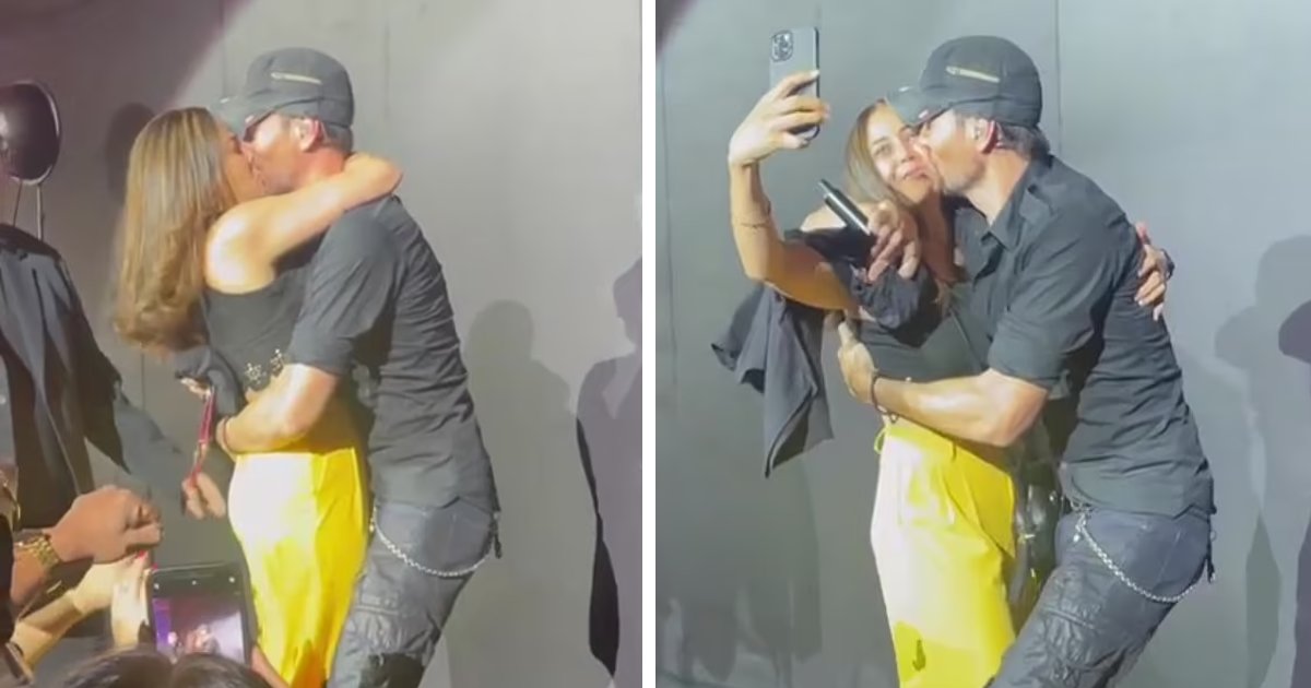 t3 2 1.png?resize=412,275 - "So Inappropriate!"- Enrique Iglesias Stuns Viewers After Intimately KISSING & Hugging 'Excited' Fan In Public