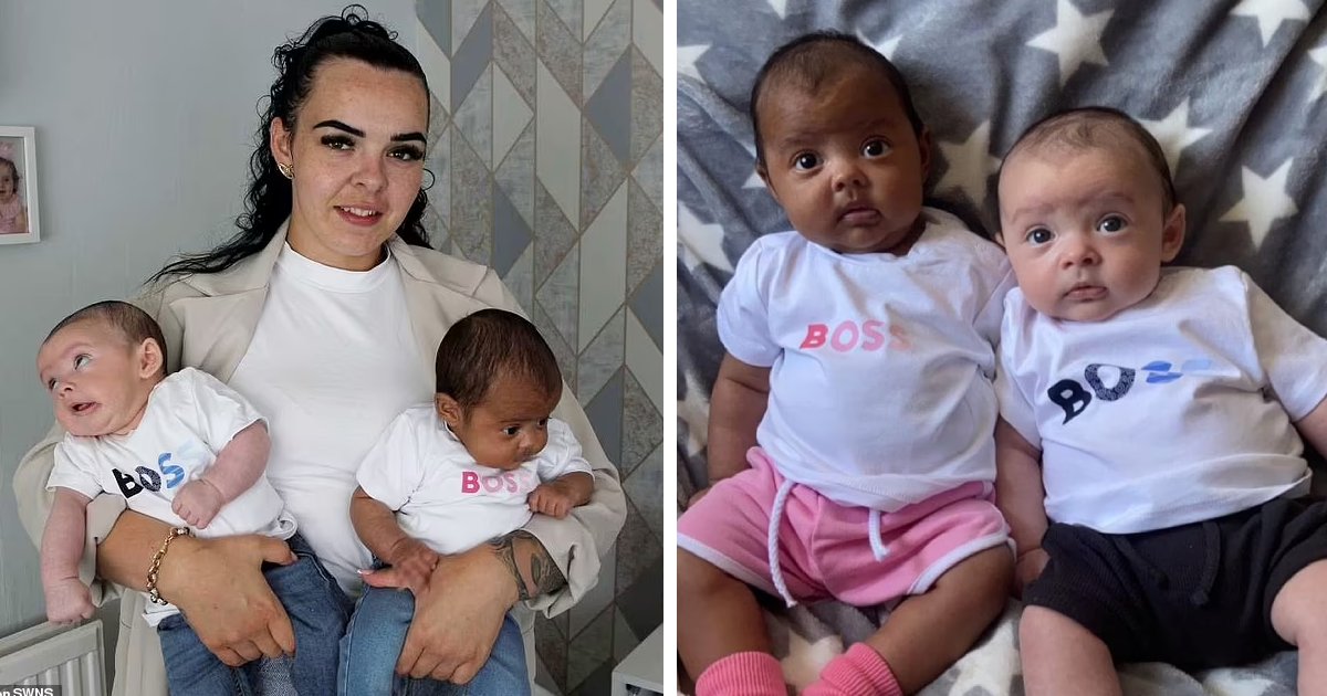 t3 8.png?resize=412,232 - EXCLUSIVE: 'One In A Million' Twins Born With DIFFERENT Skin Colors Pictured For The First Time